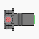 Μπαταρία Εντοιχισμού Στρόγγυλη Μονής Ροής Ορειχάλκινο DM-2823 Μαύρο - Image 10