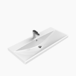 ΕΠΙΠΛΟ ΜΠΑΝΙΟΥ K540-NARCISO 100 cm ΣΕ ΟΨΗ ΣΚΟΥΡΟΥ ΤΣΙΜΕΝΤΟΥ - Image 5