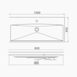 ΕΠΙΠΛΟ ΜΠΑΝΙΟΥ ZENOS K538 ΠΛΑΤΟΥΣ 100 cm ΣΕ ΟΨΗ ΑΝΟΙΧΤΟ ΤΣΙΜΕΝΤΟ - Image 4