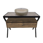 ΕΠΙΠΛΟ ΜΠΑΝΙΟΥ 7763 HARMONY 5120 CEMENT 100 cm - Image 4