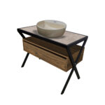 ΕΠΙΠΛΟ ΜΠΑΝΙΟΥ 7763 HARMONY 5120 CEMENT 100 cm - Image 5