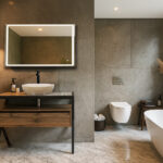 ΕΠΙΠΛΟ ΜΠΑΝΙΟΥ 7763 HARMONY 5120 CEMENT 100 cm