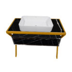 ΕΠΙΠΛΟ ΜΠΑΝΙΟΥ 7767 HARMONY 5175 TOUR NOIR 100 cm - Image 4