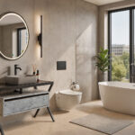 ΕΠΙΠΛΟ ΜΠΑΝΙΟΥ 7775 HARMONY 1049 BLACK 100 cm