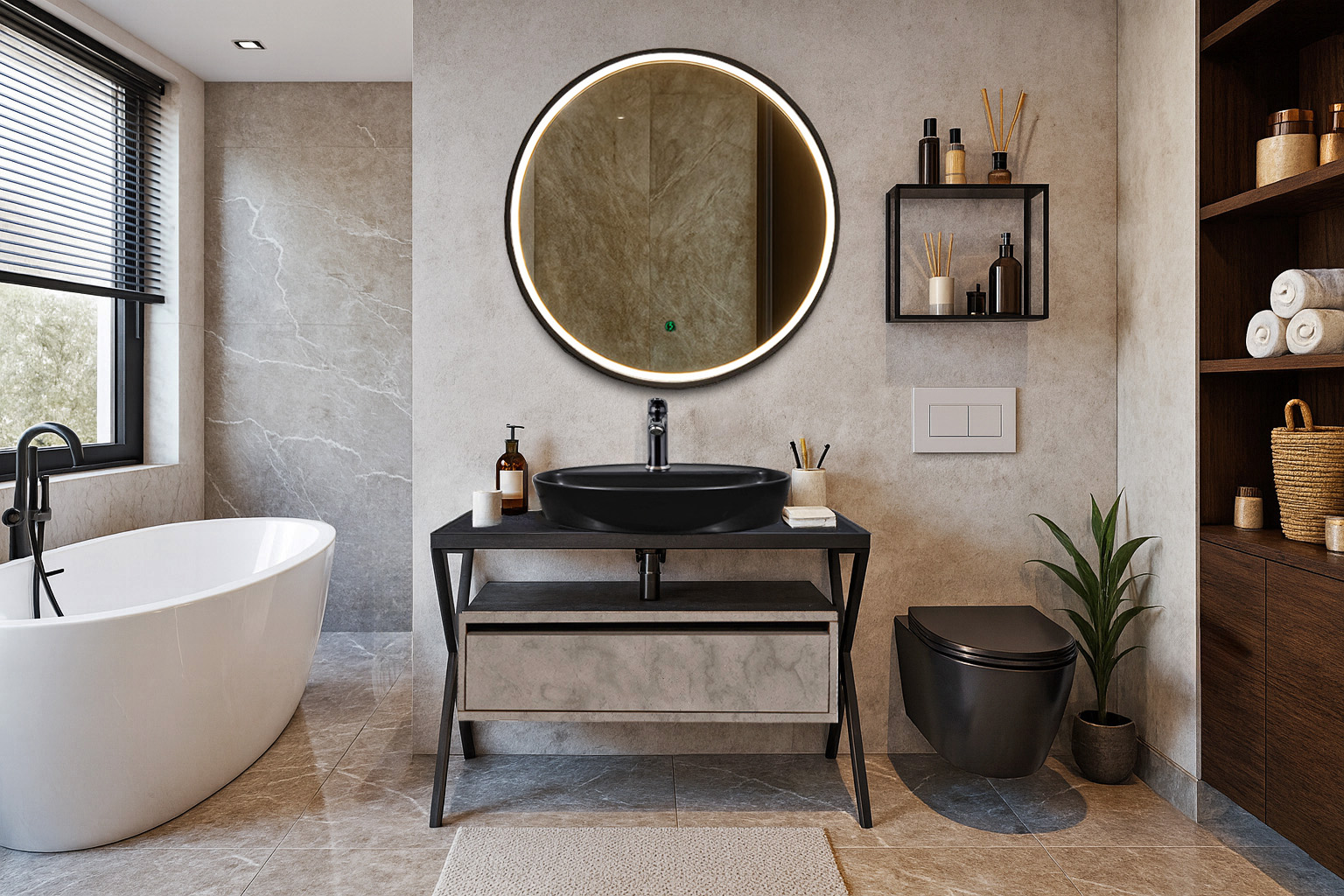 Harmoni 90 K538 5127 Moon One ΕΠΙΠΛΟ ΜΠΑΝΙΟΥ K538 HARMONY 5127 MOON 100 cm - Image 1