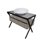 ΕΠΙΠΛΟ ΜΠΑΝΙΟΥ K540 HARMONY 5177 WEISS 100 cm - Image 3