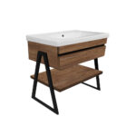 ΕΠΙΠΛΟ ΜΠΑΝΙΟΥ K545 OLTRE 100 cm ΣΕ ΑΠΟΧΡΩΣΗ ΚΑΡΥΔΙΑΣ ΜΕ ΡΑΦΙ - Image 3