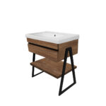 ΕΠΙΠΛΟ ΜΠΑΝΙΟΥ K545 OLTRE 80 cm ΣΕ ΑΠΟΧΡΩΣΗ ΚΑΡΥΔΙΑΣ ΜΕ ΡΑΦΙ - Image 4