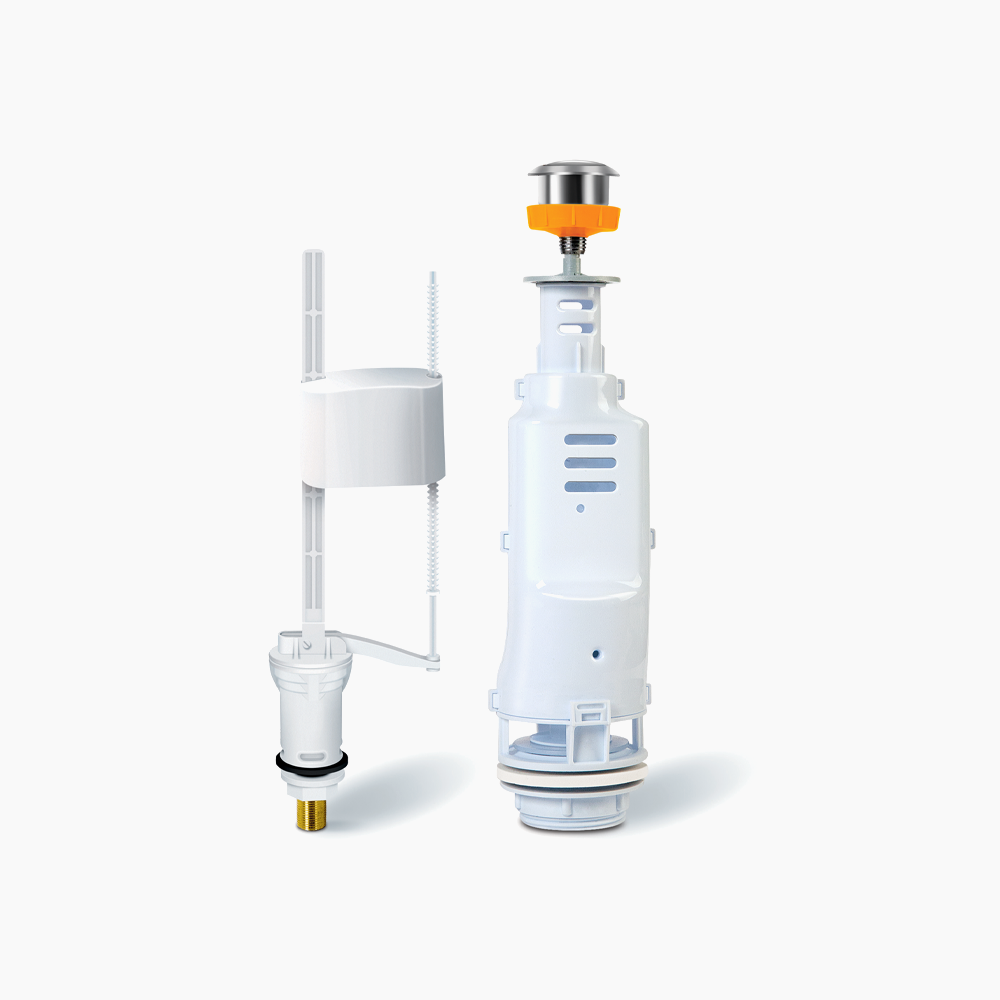 Kids Single Flush Internal Mechanisms-1000x1000 Μηχανισμός Λεκάνης Cerastyle Kids Μονής Ενέργειας Κάτω Πλήρωσης 3/8'' Ορειχάλκινος - Image 1