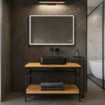 ΕΠΙΠΛΟ ΜΠΑΝΙΟΥ LIFE 100 cm ΜΕ ΜΑΣΙΦ ΞΥΛΟ ΔΡΥΣ