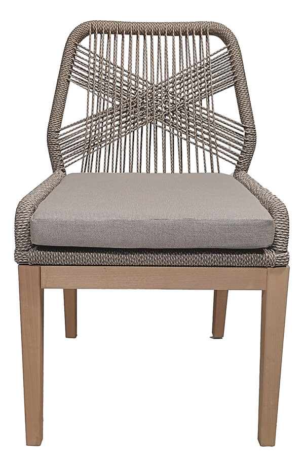 ΚΑΡΕΚΛΑ OASIS ΜΕ ΠΛΕΚΤΗ ΠΛΑΤΗ ΜΕ ΚΟΡΔΟΝΙ ΣΕ ΤΡΙΧΡΩΜΙΑ & ΞΥΛΙΝΗ ΒΑΣΗ