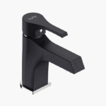 Μπαταρία Νιπτήρα Ορειχάλκινη Forte M 1502-BLC Ματ Μαύρο