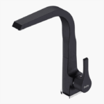 Μπαταρία Κουζίνας Ορειχάλκινη Forte M 1504-BLC Ματ Μαύρο