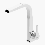 Μπαταρία Κουζίνας Ορειχάλκινη Forte M 1504-CHR Χρώμιο