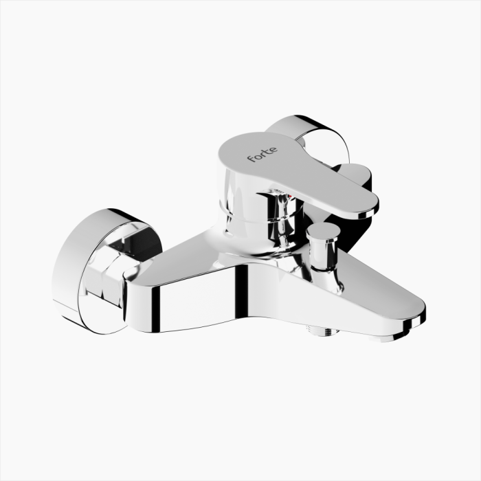 M_2401_CHR_01-700x700 Μπαταρία Λουτρού Ορειχάλκινη Forte M 2401-CHR Χρώμιο - Image 1