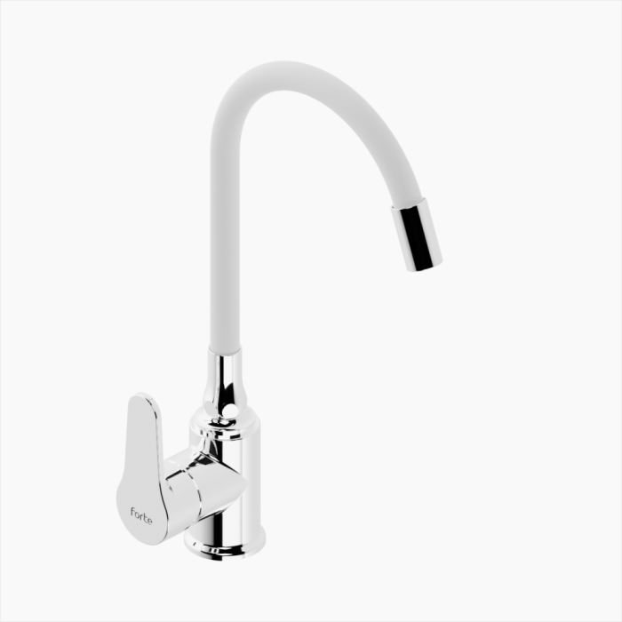 M_2404-CHR-FLX-WΗΤ-700x700 Μπαταρία Κουζίνας Ορειχάλκινη με Ελαστικό Ρουξούνι Forte M 2404-CHR Flex Χρώμιο - Image 1