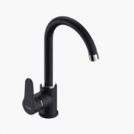 Μπαταρία Κουζίνας Ορειχάλκινη Forte M 2404-BLC Ματ Μαύρο