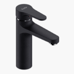 Μπαταρία Νιπτήρα Ορειχάλκινη Forte M 2412-BLC Ματ Μαύρο