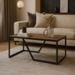 ΤΡΑΠΕΖΙ ΣΑΛΟΝΙΟΥ MULTI ΜΕ ΕΠΙΦΑΝΕΙΑ ΑΠΟ ΜΕΛΑΜΙΝΗ ΣΕ ΣΚΟΥΡΟ ΚΑΦΕ ΧΡΩΜΑ ΚΑΙ ΜΑΥΡΟ ΜΕΤΑΛΛΙΚΟ ΣΚΕΛΕΤΟ (Αντιγραφή)