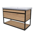 ΕΠΙΠΛΟ ΜΠΑΝΙΟΥ K529 NARCISO 100 cm ΣΕ ΦΥΣΙΚΗ ΑΠΟΧΡΩΣΗ ΞΥΛΟΥ - Image 2