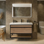 ΕΠΙΠΛΟ ΜΠΑΝΙΟΥ K529 NARCISO 100 cm ΣΕ ΦΥΣΙΚΗ ΑΠΟΧΡΩΣΗ ΞΥΛΟΥ