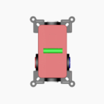 Μπαταρία Εντοιχισμού Τετράγωνη Διπλής Ροής με Διανομέα Ορειχάλκινο DM-2839 Χρυσό - Image 9