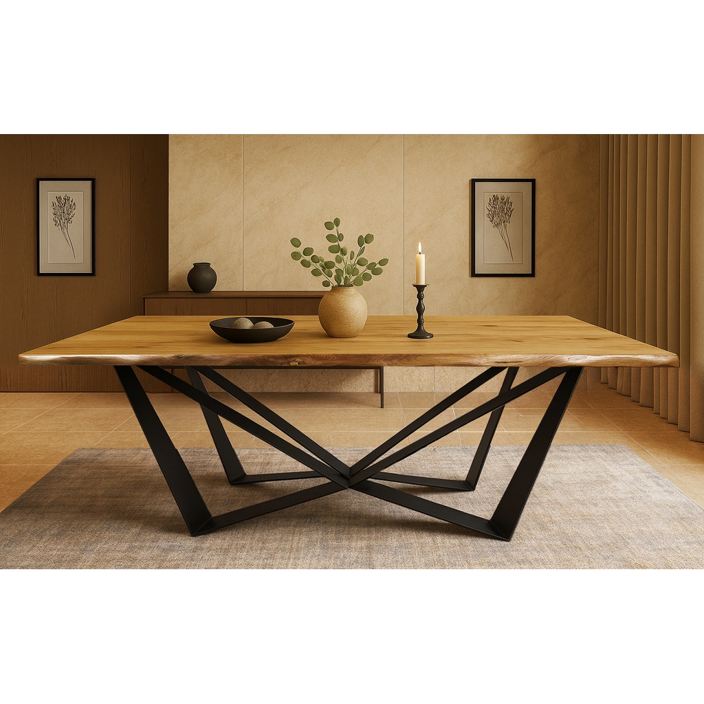 POWER Vasi 18 ΤΡΑΠΕΖΑΡΙΑ POWER ΣΕ ΡΟΥΣΤΙΚ ΔΡΥΙΝΗ ΕΠΙΦΑΝΕΙΑ ΜΕ ΑΝΑΓΛΥΦΟ ΤΕΛΕΙΩΜΑ - Image 1