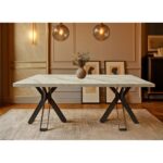 ΤΡΑΠΕΖΑΡΙΑ CUBE ΜΕ ΕΠΙΦΑΝΕΙΑ ΜΕ ΟΨΗ ΛΕΥΚΟΥ ΜΑΡΜΑΡΟΥ