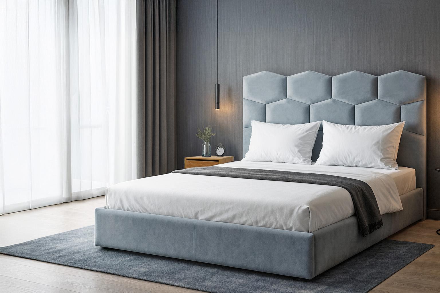 QBEE Galazio ΚΡΕΒΑΤΙ ΔΙΠΛΟ QBEE Spitimade® - Image 1