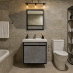 ΕΠΙΠΛΟ ΜΠΑΝΙΟΥ K540 SENSA 60 cm ΣΕ ΟΨΗ ΣΚΟΥΡΟ ΤΣΙΜΕΝΤΟ