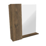 ΕΠΙΠΛΟ ΜΠΑΝΙΟΥ ZENOS 7763 ΠΛΑΤΟΥΣ 85 cm ΣΕ ΑΠΟΧΡΩΣΗ ΣΚΟΥΡΟ ΚΑΦΕ - Image 3