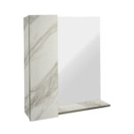 ΕΠΙΠΛΟ ΜΠΑΝΙΟΥ ZENOS PROGETTO ΠΛΑΤΟΥΣ 85cm ΜΕ ΕΦΕ ΛΕΥΚΟΥ ΜΑΡΜΑΡΟΥ ΜΕ ΜΠΕΖ ΝΕΡΑ - Image 3