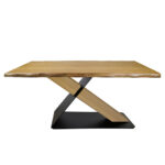 ΤΡΑΠΕΖΑΡΙΑ TYPO ΣΕ ΡΟΥΣΤΙΚ ΔΡΥΙΝΗ ΕΠΙΦΑΝΕΙΑ ΜΕ ΑΝΑΓΛΥΦΟ ΤΕΛΕΙΩΜΑ - Image 2