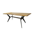 ΤΡΑΠΕΖΑΡΙΑ LAMA ΣΕ ΡΟΥΣΤΙΚ ΔΡΥΙΝΗ ΕΠΙΦΑΝΕΙΑ ΜΕ ΑΝΑΓΛΥΦΟ ΤΕΛΕΙΩΜΑ - Image 2