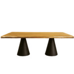 ΤΡΑΠΕΖΑΡΙΑ CONE ΣΕ ΡΟΥΣΤΙΚ ΔΡΥΙΝΗ ΕΠΙΦΑΝΕΙΑ ΜΕ ΑΝΑΓΛΥΦΟ ΤΕΛΕΙΩΜΑ - Image 2