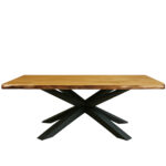 ΤΡΑΠΕΖΑΡΙΑ SPIDER ΣΕ ΡΟΥΣΤΙΚ ΔΡΥΙΝΗ ΕΠΙΦΑΝΕΙΑ ΜΕ ΑΝΑΓΛΥΦΟ ΤΕΛΕΙΩΜΑ