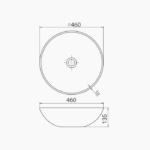 ΕΠΙΠΛΟ ΜΠΑΝΙΟΥ 022 HARMONY 3167 DECAPE 100 cm - Image 7