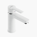 Μπαταρία Νιπτήρα Ορειχάλκινη Forte M 1602-WHT Ματ Λευκό