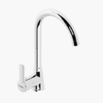 Μπαταρία Κουζίνας Ορειχάλκινη Forte M 1604-CHR Χρώμιο