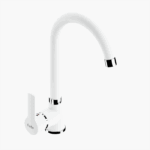 Μπαταρία Κουζίνας Ορειχάλκινη Forte M 1604-WHT Ματ Λευκό