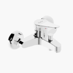 Μπαταρία Λουτρού Ορειχάλκινη Forte M 1801-CHR Χρώμιο