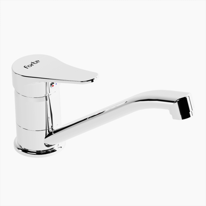 Μ_1806_CHR-700x700 Μπαταρία Κουζίνας Ορειχάλκινη Forte M 1806-CHR Χρώμιο - Image 1