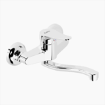 Μπαταρία Κουζίνας Τοιχου Ορειχάλκινη Forte M 1807-CHR Χρώμιο