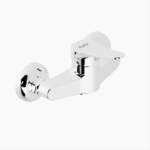 Μπαταρία Ντουζιέρας Ορειχάλκινη Forte M 1808-CHR Χρώμιο